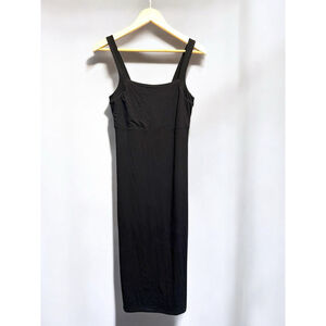 good american 90s tank dress Good American 90s Tank Dress Sz 1 Rust Midi Lined